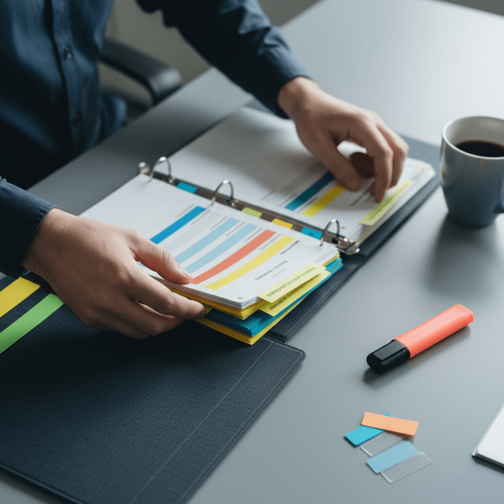 Organisation de dossiers techniques des formats Factur-X, UBL et CII avec onglets de classification