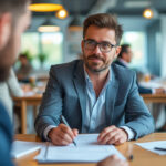 Réunion entre dirigeants de start-up et investisseurs autour d'une table de travail