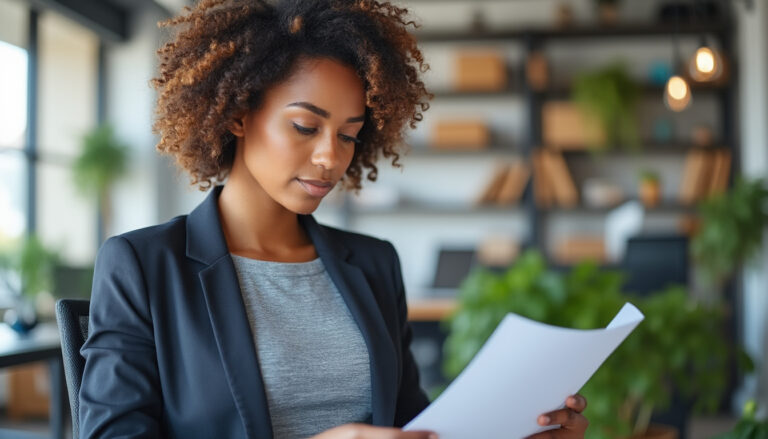 Dirigeant de TPE examinant un arrêt de travail reçu d'un salarié