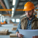 Contrôle de documents sur un chantier de construction